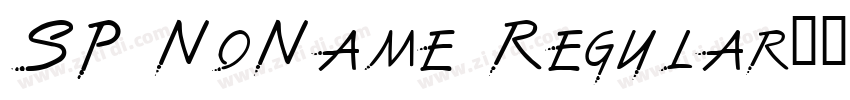 SP NoName Regular字体转换